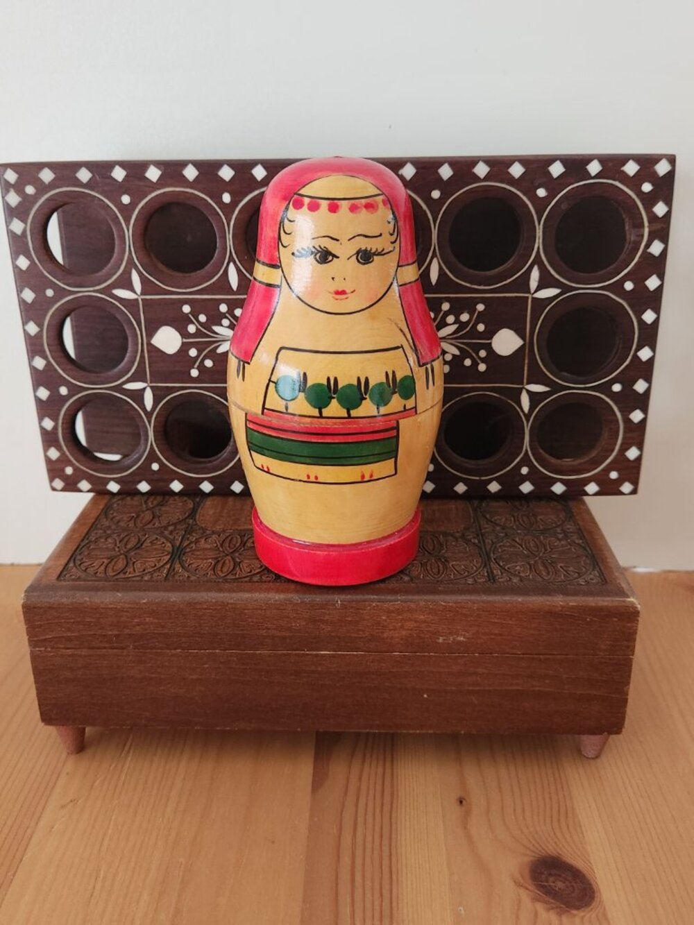 Vintage Lot of Wood Decor